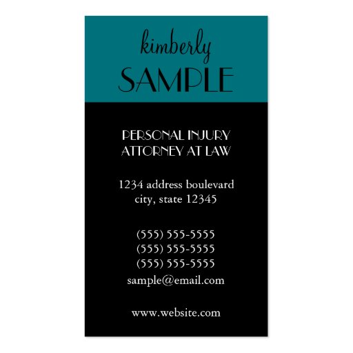 Popular Business Card Templates (front side)