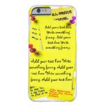 Popular Post It Fridge Notes Customize Template iPhone 6 Case