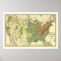 Usa Map 1890