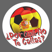 por que no te callas Soccer stickers