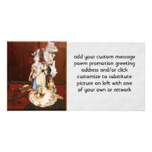 Porcelain Lady Picture Card