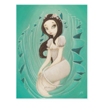 Porcelain - Mermaid Post Card postcards