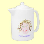 Porcelain Teapot dishwasher safe  Lefty or Righty
