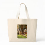 Porch -  Granpa's Chair Tote Bags