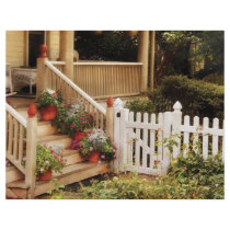 Porch - My Grandmother's Garden letterhead by suburbanscenes Porch - My Grandmother's Garden letterhead