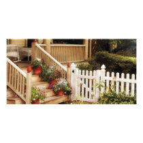 Porch - My Grandmother's Garden photo cards by suburbanscenes Porch - My Grandmother's Garden photo cards