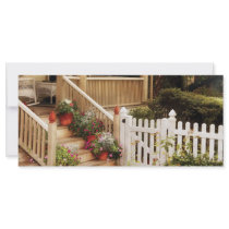 Porch - My Grandmother's Garden rack cards by suburbanscenes Porch - My Grandmother's Garden rack cards