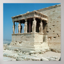 Porch of the Maidens, Erechtheion, c.421-405 BC Poster