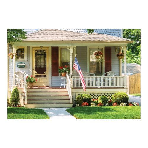 Porch - The home of a little old lady print