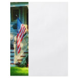 Porch With American Flag flyers