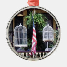 Porch With Bird Cages Ornament