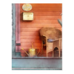 Porch With Brass Watering Can Postcard