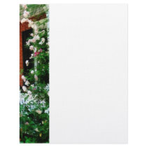 Porch With Climbing Roses Custom Letterhead