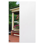 Porch with Hanging Baskets Stationery Paper