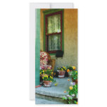 Porch With Padded Chair Rack Card Design