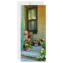 Porch With Padded Chair Rack Card Design