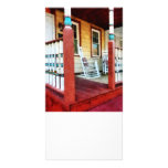 Porch With Red, White and Blue Railing Photo Card Template