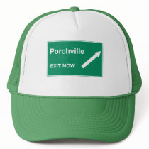 Porchville Exit hats