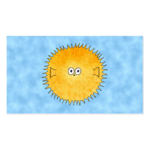 Porcupine Fish. Business Card
