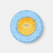 Porcupine Fish. Fridge Magnet