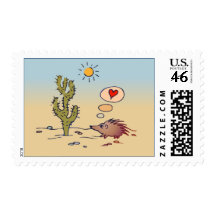 Porcupine Love Postage Stamps