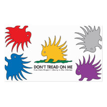 Porcupine PinWheel standard size BC Business Cards