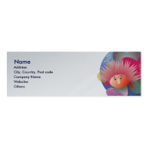 Porcupine profile card business card