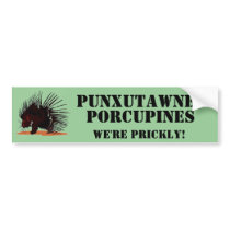 Porcupines Template bumper stickers
