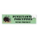Porcupines Template bumper stickers by MakeABumpersticker Porcupines Template bumper stickers