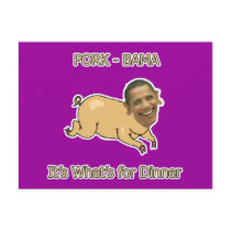 PORK-BAMA It's What's for Dinner Post Card