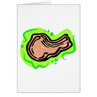 Pork Chop Greeting Card