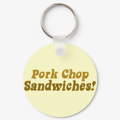 Pork Chop Sandwiches! Keychains by BoogieMonst