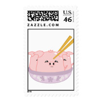Pork Dumplings Postage Stamps