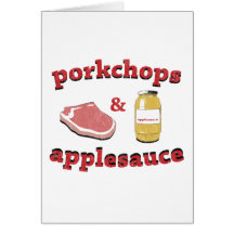 porkchops & applesauce card