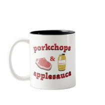 porkchops & applesauce coffee mugs