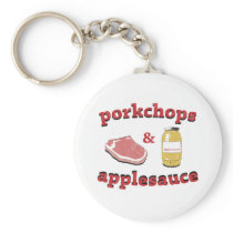 porkchops & applesauce keychain