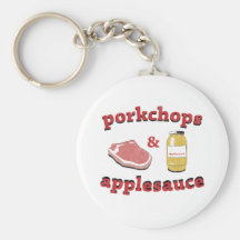porkchops & applesauce keychain