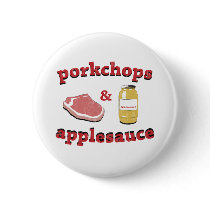 porkchops & applesauce pinback buttons