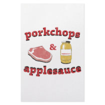 porkchops & applesauce stationery paper