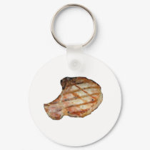 Porkchops Are Delicious keychains by fatkidsontheloose Porkchops Are Delicious keychains