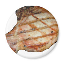 Porkchops Are Delicious magnets by fatkidsontheloose Porkchops Are Delicious magnets