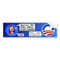 Porky Palin Bumper Sticker bumper stickers