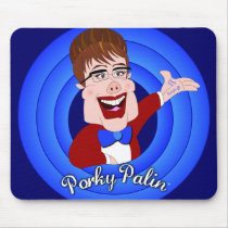 Porky Palin - Mouse Pad mousepads
