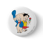 Porky Pig and Petunia buttons