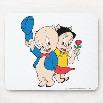 porky pig that. Porky Pig and Petunia Mousepad