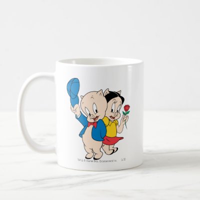 porky pig that. Porky Pig and Petunia mug