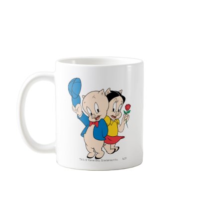 Porky Pig and Petunia Mug