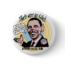 Porky POTUS Anti-Obama Gear Pin