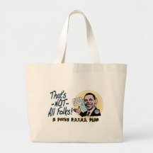 Porky POTUS Anti-Obama Gear Canvas Bag