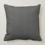 Porous Dark Metal Throw Pillow